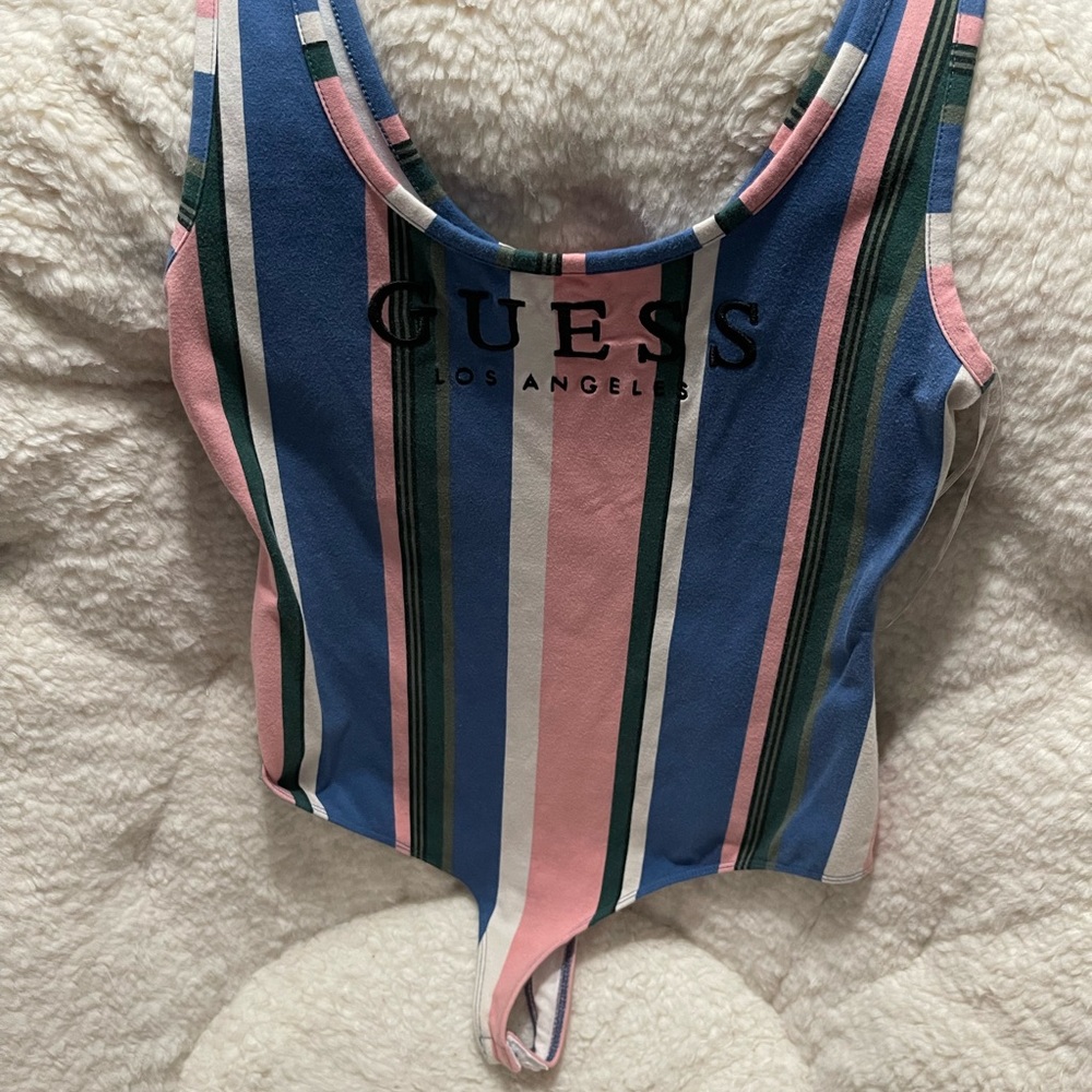 🔵💓Vintage Guess Thong Body Suit 🩱